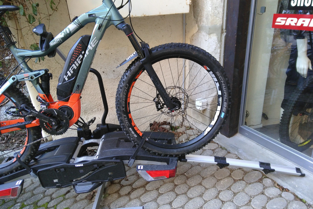 easycycle teste pour vous : Porte v&eacute;los Thule Easyfold XT 993